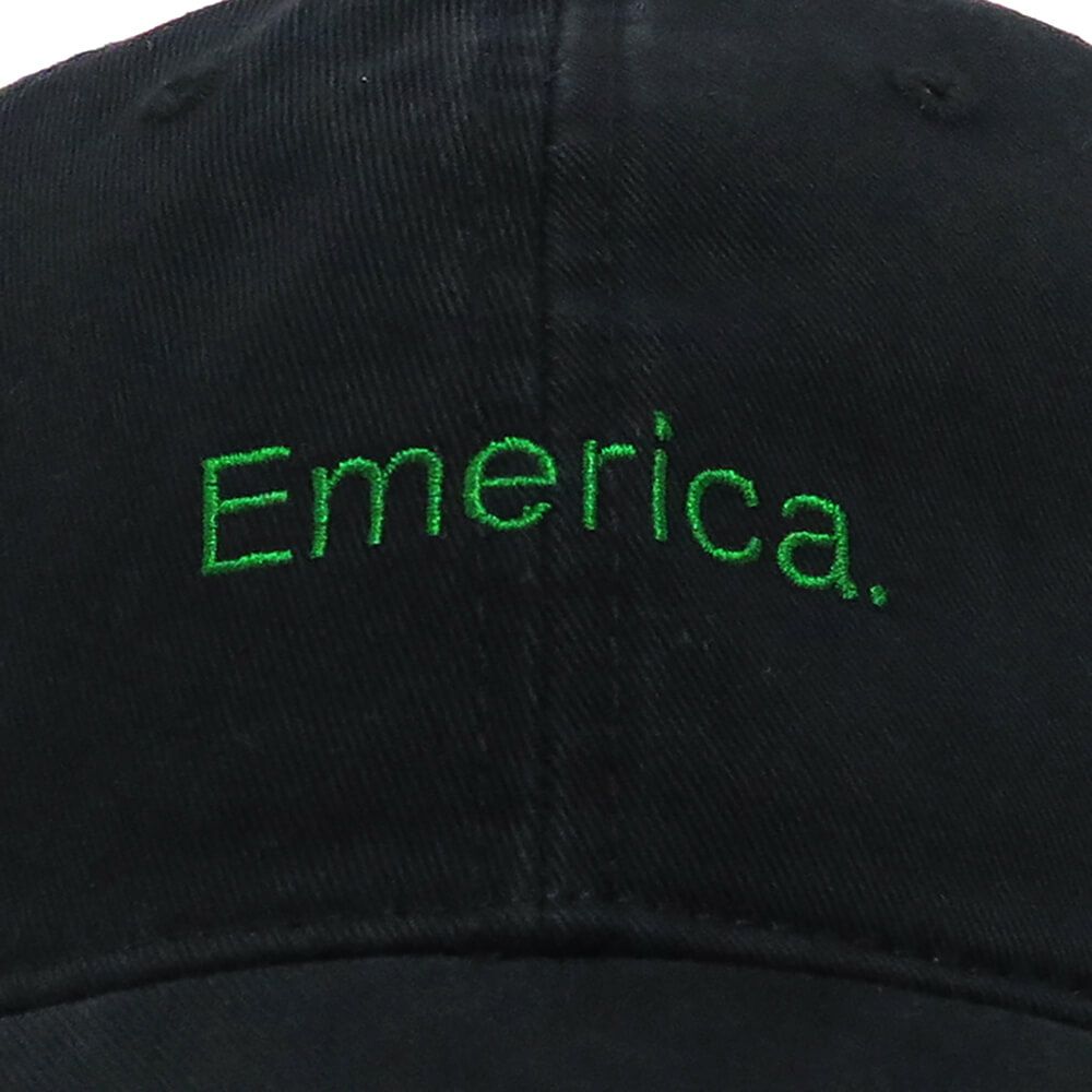 EMERICA CAP エメリカ キャップ PURE GOLD DAD BLACK/GREEN スケートボード スケボー 4