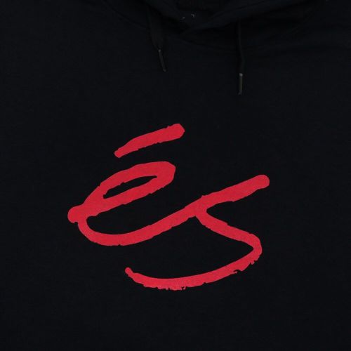 ES HOOD エス パーカー SCRIPT BLACK スケートボード スケボー 1