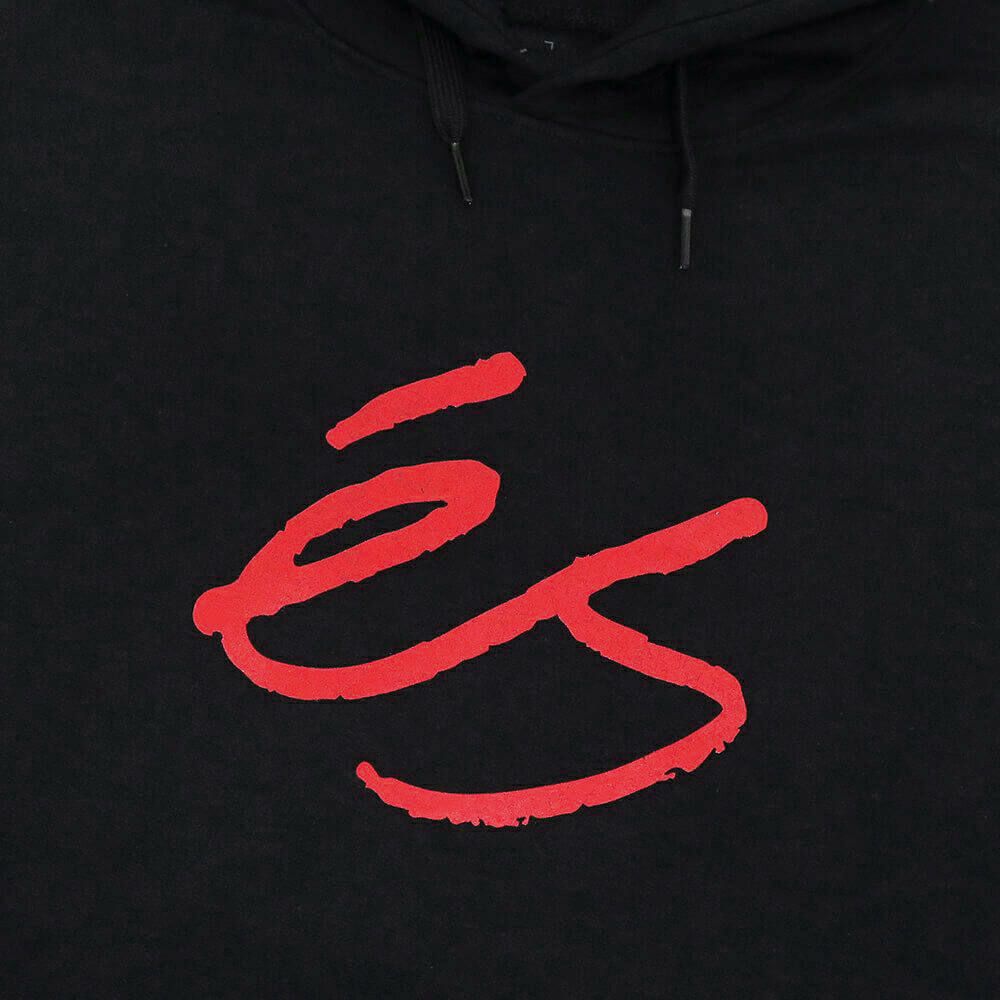 ES HOOD エス パーカー SCRIPT BLACK スケートボード スケボー 1