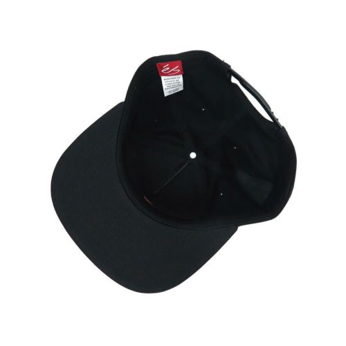 ES CAP エス キャップ SCRIPT SNAPBACK BLACK スケートボード スケボー 3