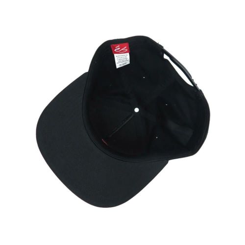 ES CAP エス キャップ SCRIPT SNAPBACK BLACK スケートボード スケボー 3