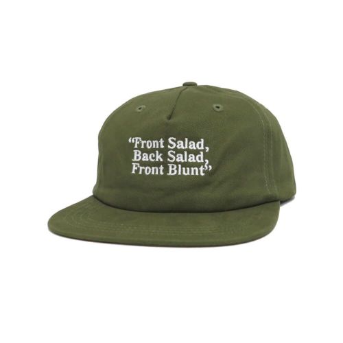  JENKEM CAP ジェンケム キャップ FRONT BLUNT SNAPBACK OLIVE スケートボード スケボー 