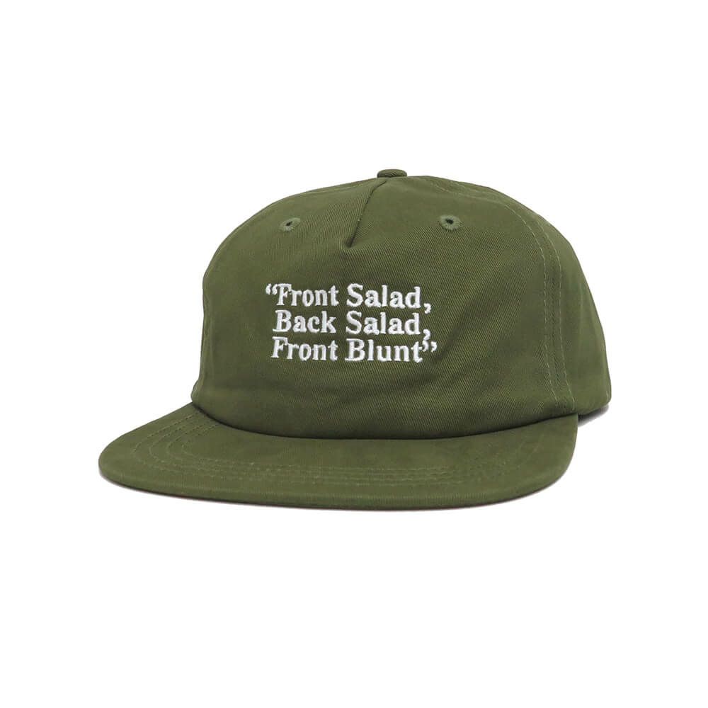  JENKEM CAP ジェンケム キャップ FRONT BLUNT SNAPBACK OLIVE スケートボード スケボー 