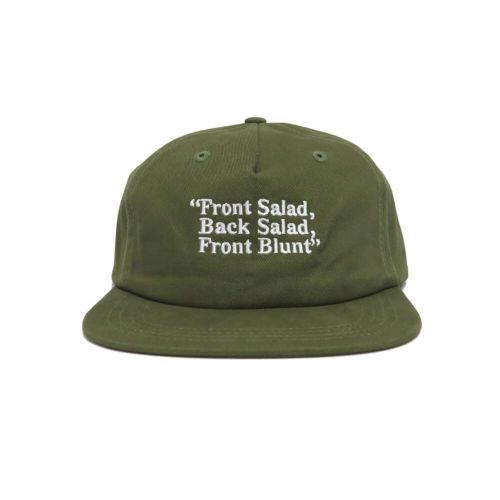  JENKEM CAP ジェンケム キャップ FRONT BLUNT SNAPBACK OLIVE スケートボード スケボー 1