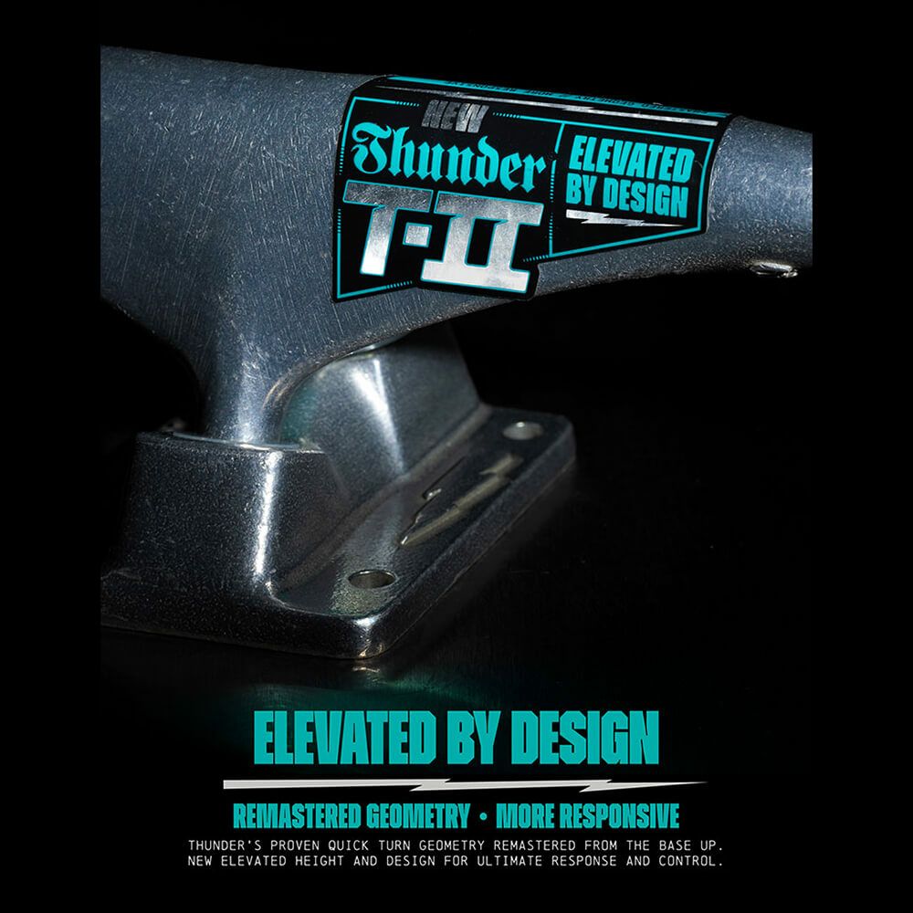 THUNDER TRUCK サンダー トラック T-II 147 HI シルバー スケートボード スケボー 7