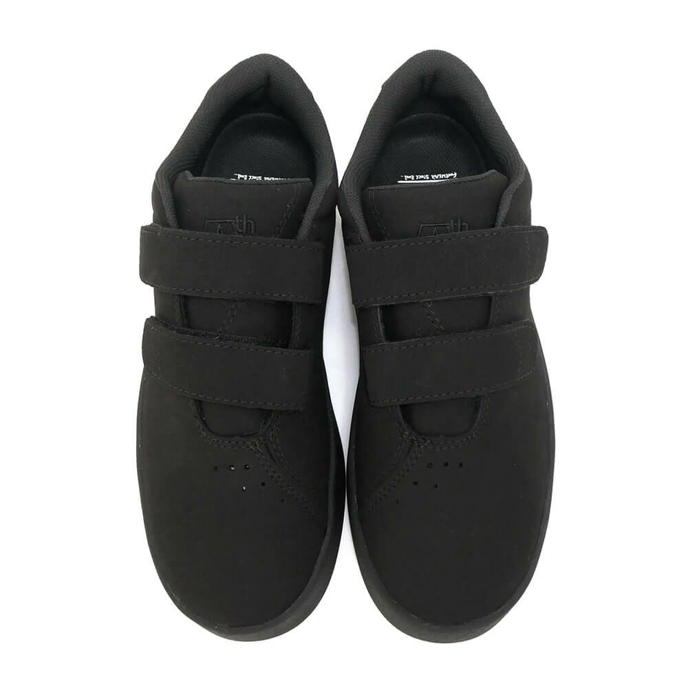 ARETH SHOES アース シューズ スニーカー I VELCRO VEGAN SUEDE BLACK スケートボード スケボー 2