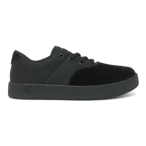 ARETH SHOES アース シューズ スニーカー PLUG ALL BLACK スケートボード スケボー 4