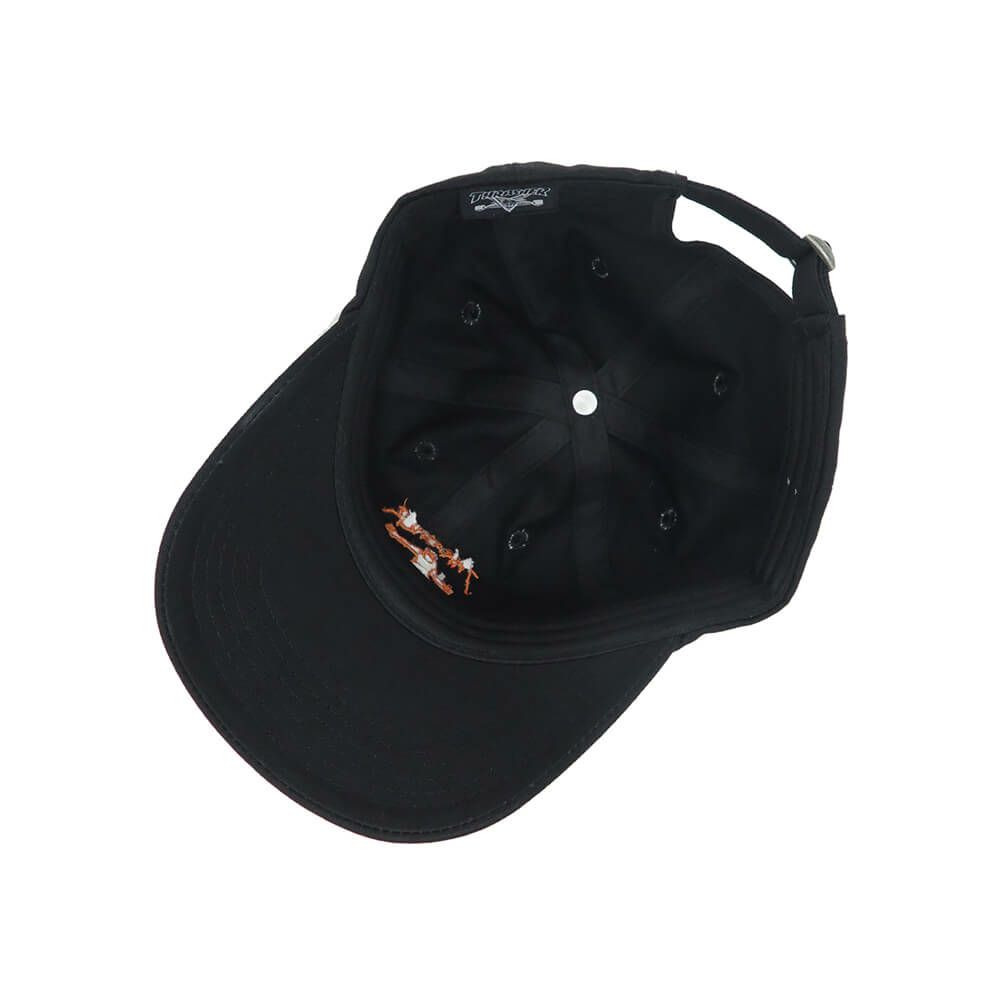 THRASHER CAP スラッシャー キャップ GONZ OLD TIMER BLACK/ORANGE（US企画） スケートボード スケボー 3