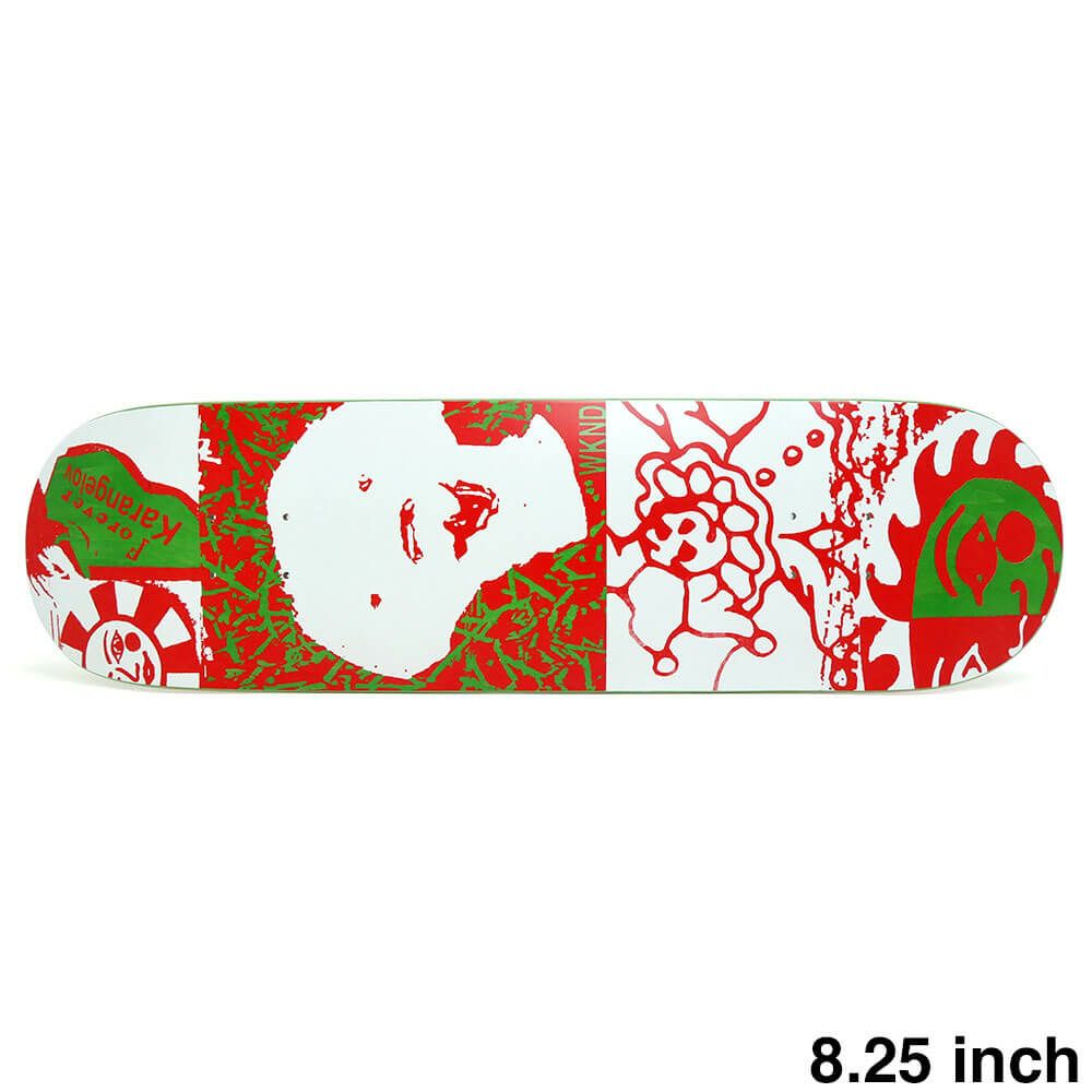 WKND DECK ウィークエンド デッキ TOM KARANGELOV FOREVER GREEM STAIN 8.25 SHORT WHEELBASE スケートボード スケボー 1
