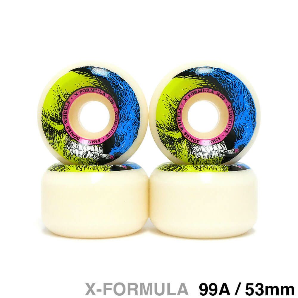 BONES WHEEL ボーンズ ウィール X-FORMULA V6（WIDE-CUT）99A SMOKIN SKULL 53mm スケートボード スケボー 1