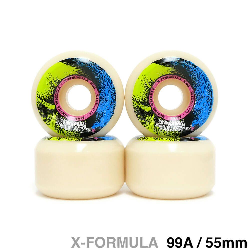 BONES WHEEL ボーンズ ウィール X-FORMULA V6（WIDE-CUT）99A SMOKIN SKULL 55mm スケートボード スケボー 1