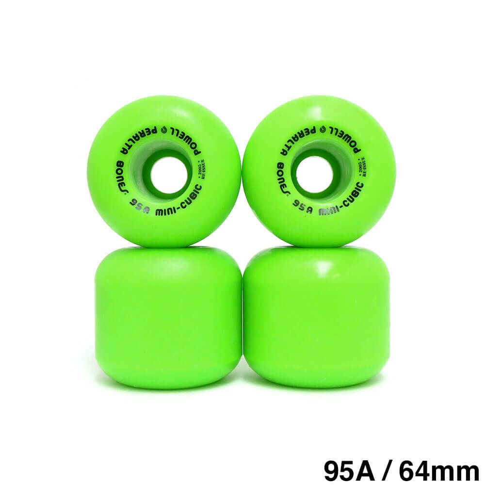 POWELL PERALTA WHEEL パウエルペラルタ ウィール MINI-CUBIC 95A（2005 RE-ISSUE）緑 64mm スケートボード スケボー 1