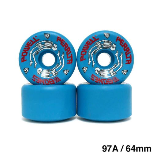 POWELL PERALTA WHEEL パウエルペラルタ ウィール G-BONES 97A 青 64mm スケートボード スケボー 1