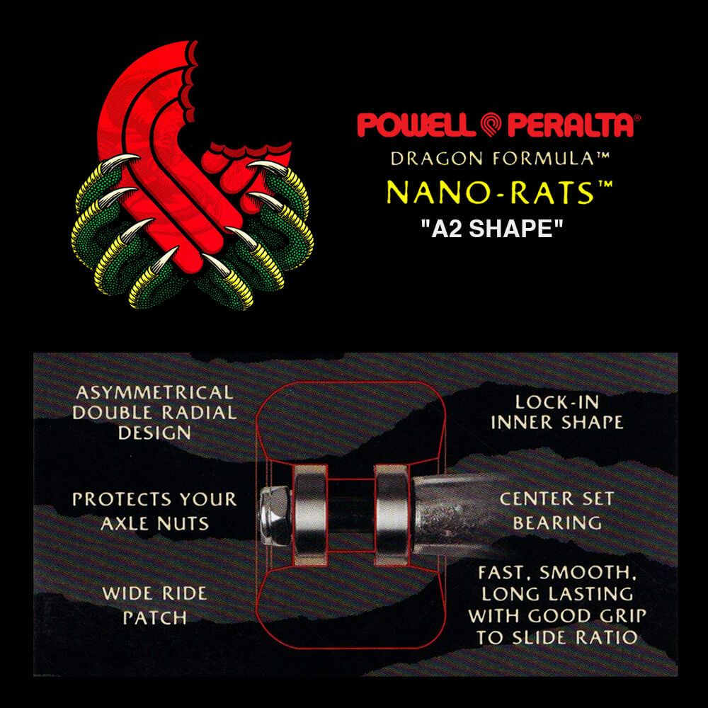 POWELL PERALTA WHEEL パウエルペラルタ ウィール DRAGON FORMULA（DF）88A A2 DRAGONS 54mm x 39mm スケートボード スケボー 3