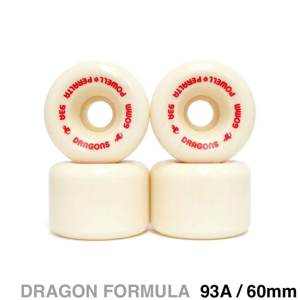 POWELL PERALTA WHEEL パウエルペラルタ ウィール DRAGON FORMULA（DF）93A DRAGONS 60mm x 42mm スケートボード スケボー 1