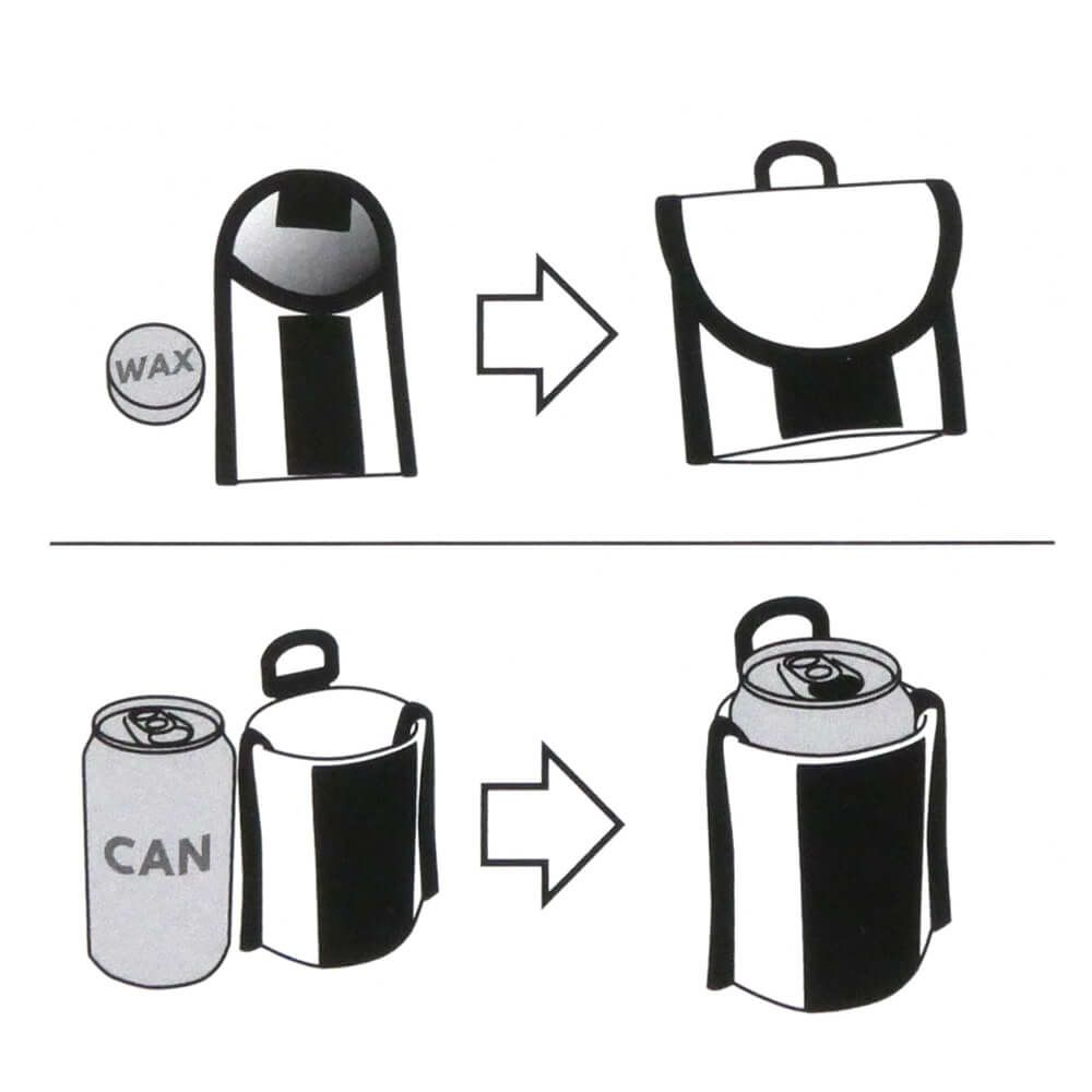 VAGA COOZIE バガ ドリンククーラー NANO COOLER WITH SKATE WAX OLIVE スケートボード スケボー 7