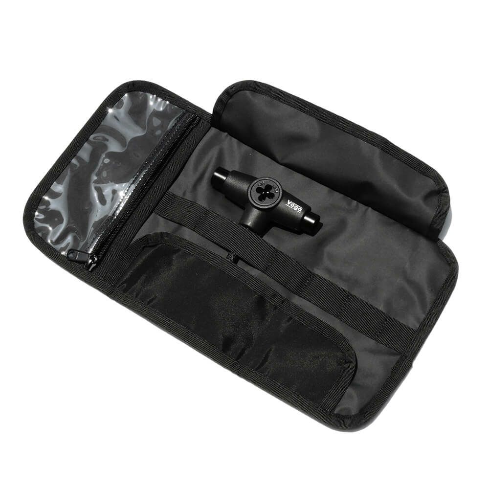 VAGA BAG バガ バッグ TOOL ROLL WITH SKATE TOOL OLIVE スケートボード スケボー 5