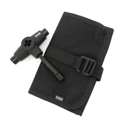 VAGA BAG バガ バッグ TOOL ROLL WITH SKATE TOOL BLACK スケートボード スケボー 2