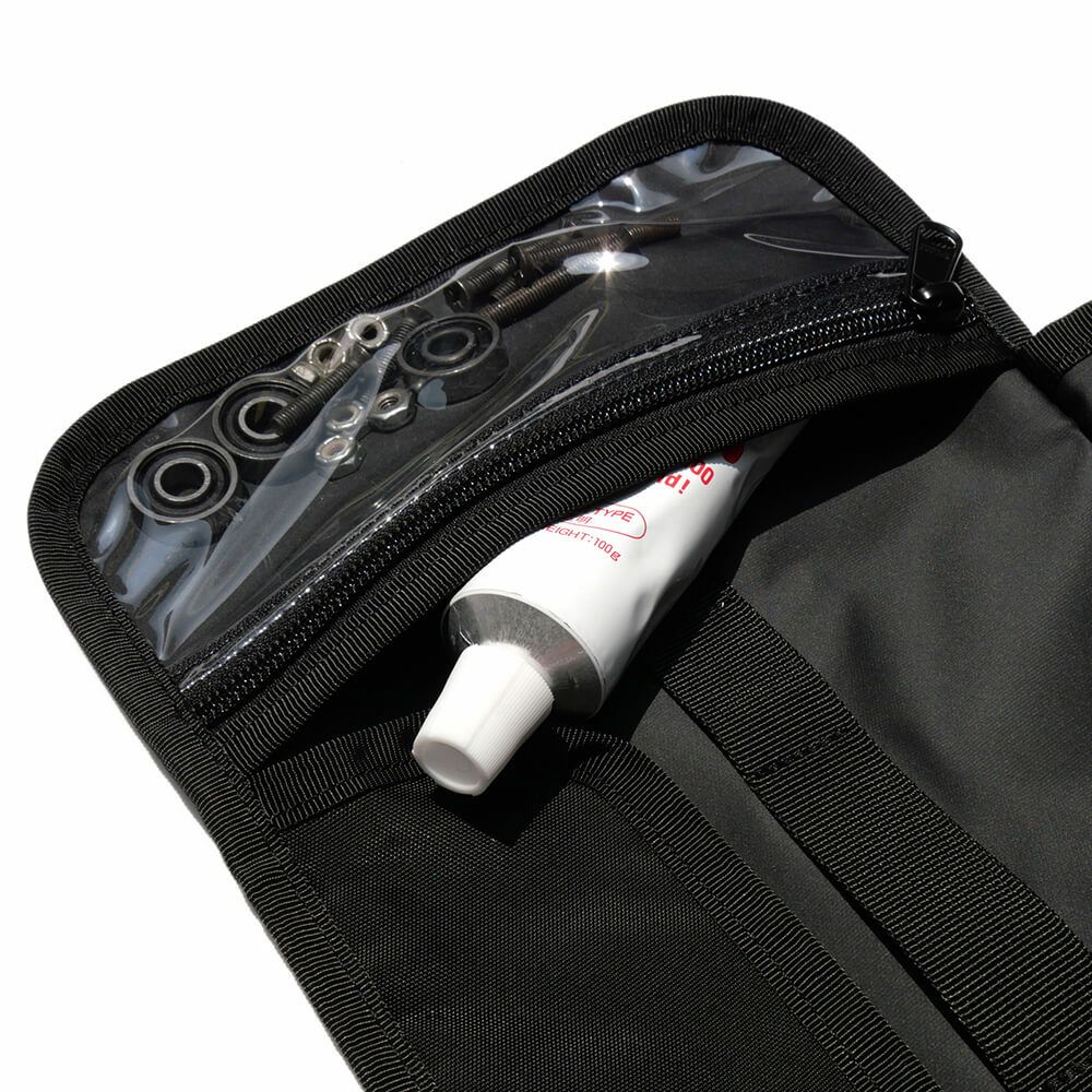 VAGA BAG バガ バッグ TOOL ROLL WITH SKATE TOOL BLACK スケートボード スケボー 11