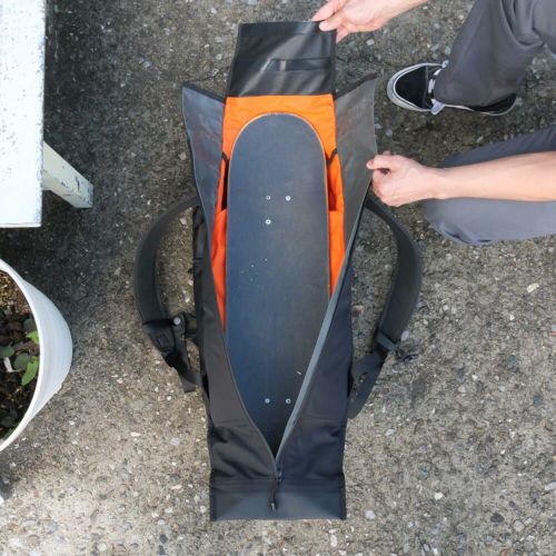 スケートボード収納可能 VAGA BACKPACK バガ バッグ バックパック リュック WEDGE 3G BLACK スケートボード スケボー　14