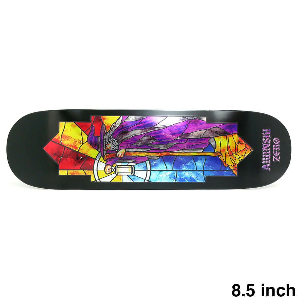 ZERO DECK ゼロ デッキ ADAM ARUNSKI STAINED GLASS 8.5 RESIN-7 スケートボード スケボー 1