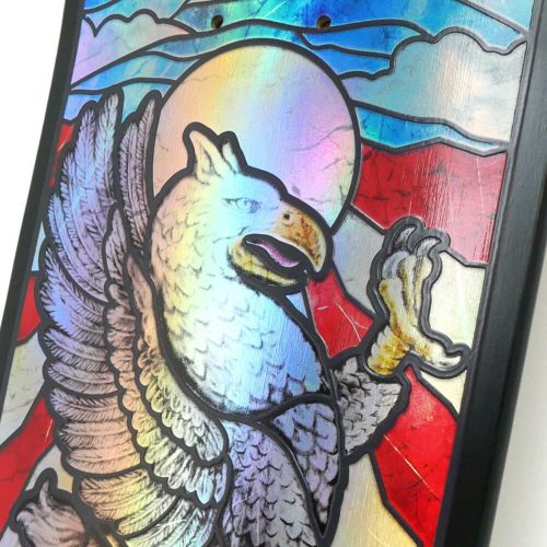 ZERO DECK ゼロ デッキ BRANDON BURLEIGH STAINED GLASS 8.0 RESIN-7 スケートボード スケボー 3