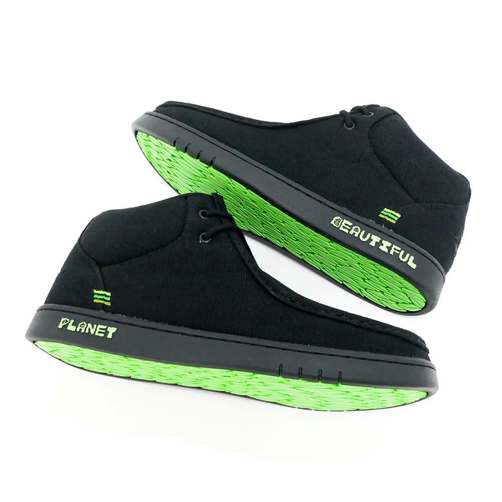 BEAUTIFUL PLANET SHOES ビューティフルプラネット シューズ スニーカー CATALYST BLACK HEMP スケートボード スケボー 04