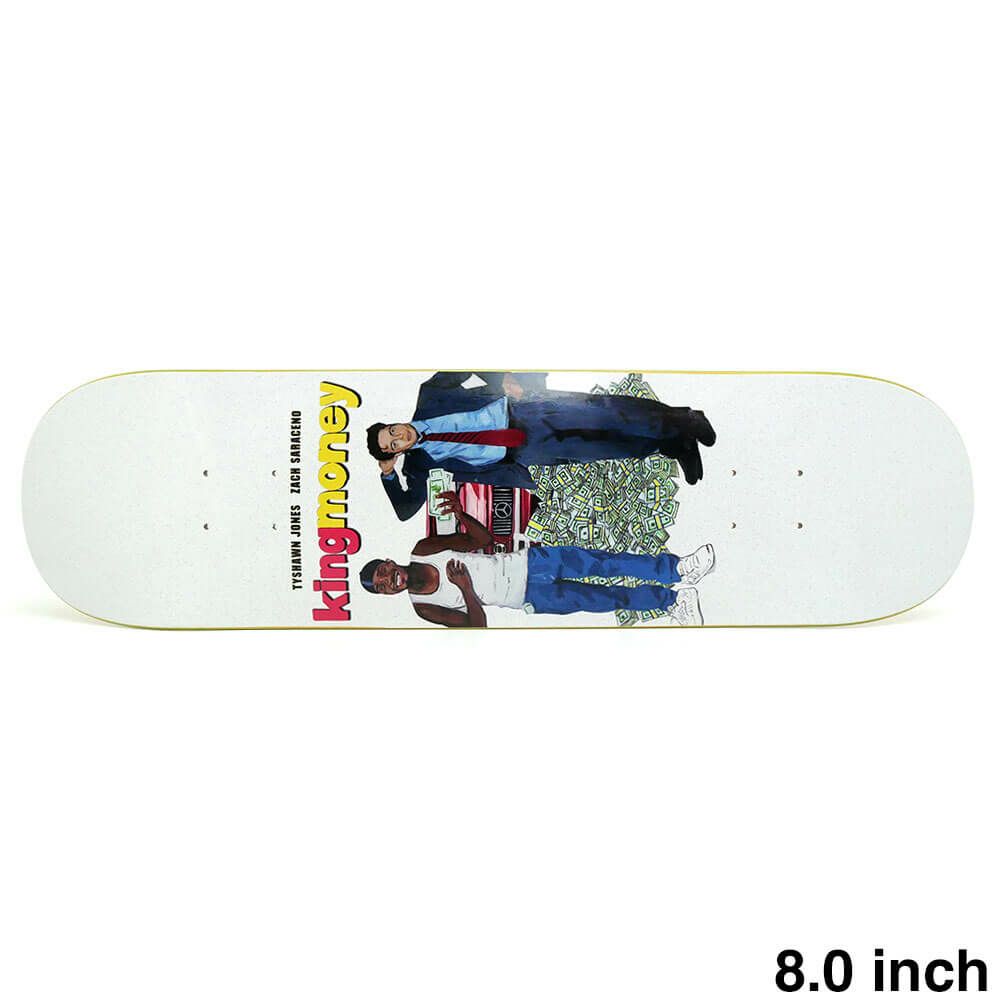 KING DECK キング デッキ TYSHAWN JONES & ZACH SARACENO KING MONEY 8.0 スケートボード スケボー 1