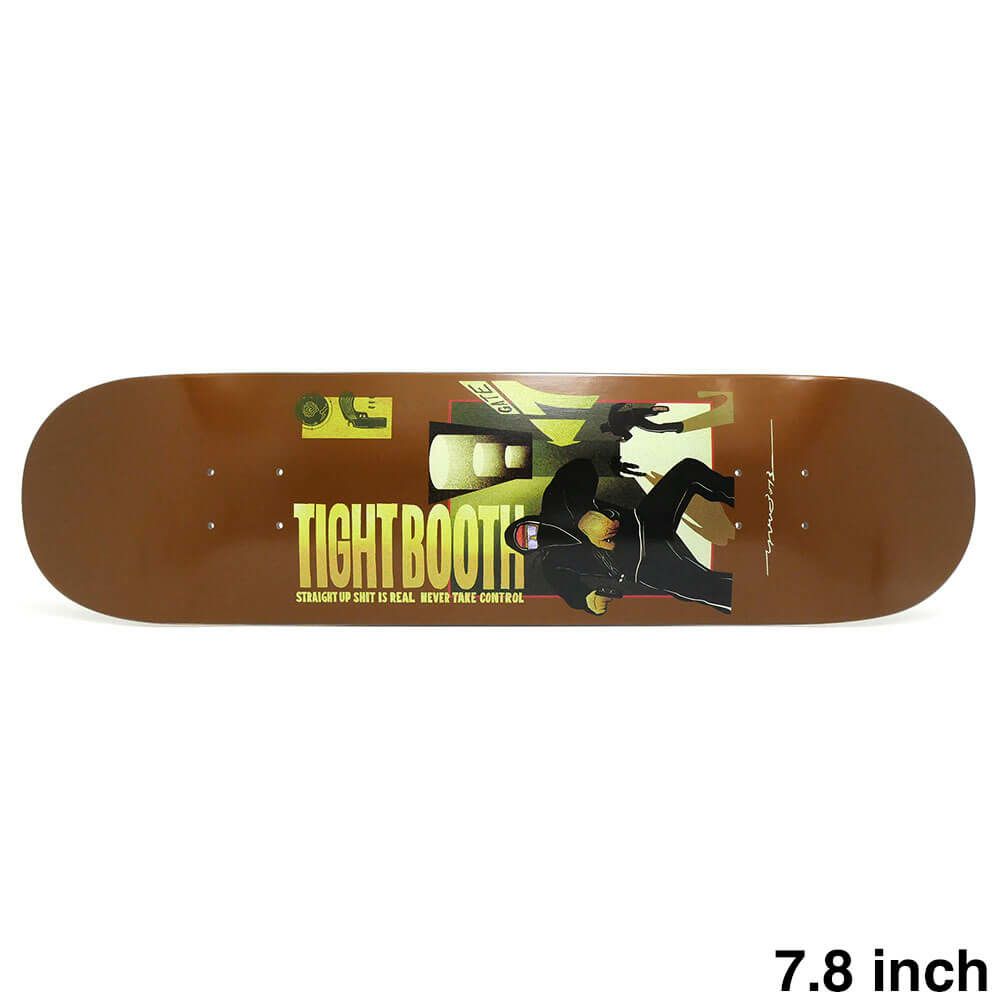 TIGHTBOOTH（TBPR）DECK タイトブース デッキ TEAM RUN 7.8 スケートボード スケボー 1