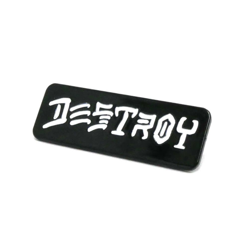 THRASHER BADGE スラッシャー バッジ DESTROY LAPEL PIN（US企画） スケートボード スケボー 1