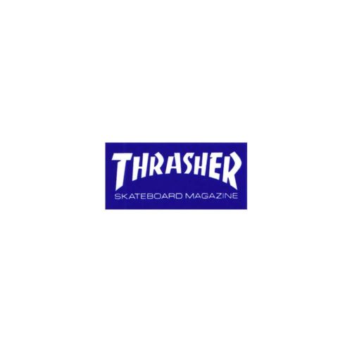THRASHER STICKER スラッシャー ステッカー SKATE MAG MINI BLUE（US企画） スケートボード スケボー