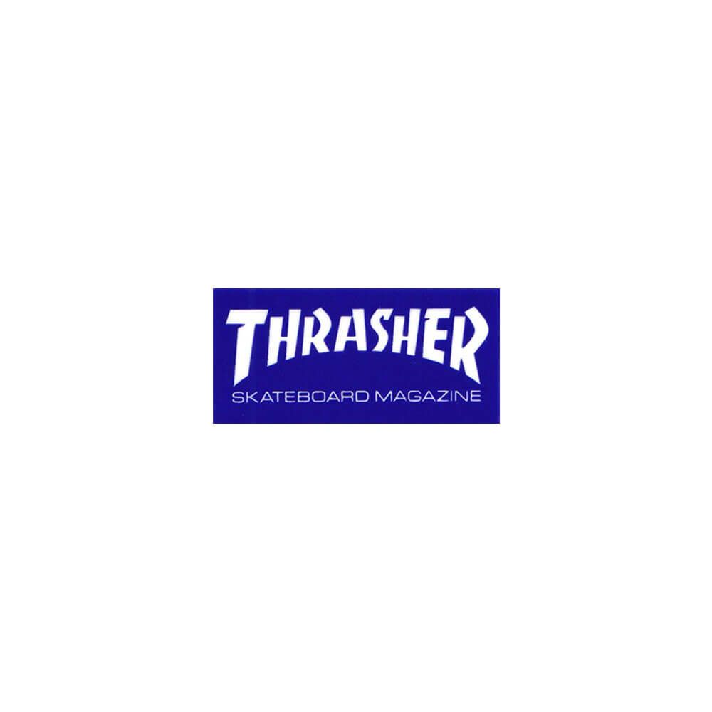 THRASHER STICKER スラッシャー ステッカー SKATE MAG MINI BLUE（US企画） スケートボード スケボー