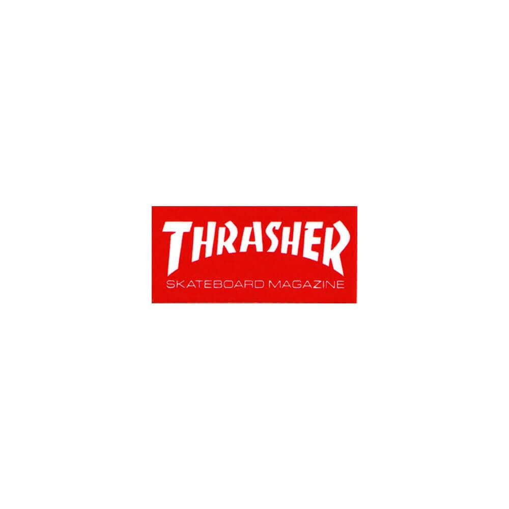 THRASHER STICKER スラッシャー ステッカー SKATE MAG MINI RED（US企画） スケートボード スケボー