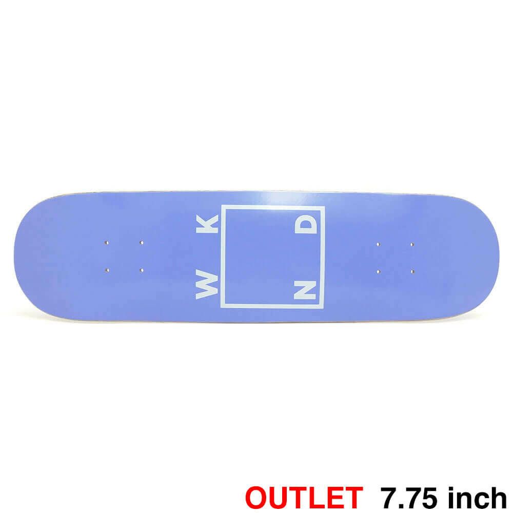 （アウトレット価格 13,200円 → 8,990円）WKND DECK ウィークエンド デッキ TEAM LOGO WB LAVENDER 7.75 ねじれ スケートボード スケボー 1