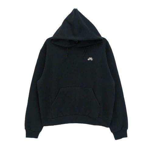 NIKE SB HOOD ナイキSB パーカー ESSENTIAL FLEECE PULLOVER BLACK/WHITE スケートボード スケボー 