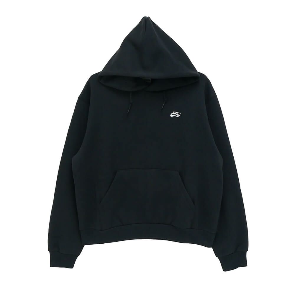 NIKE SB HOOD ナイキSB パーカー ESSENTIAL FLEECE PULLOVER BLACK/WHITE スケートボード スケボー 