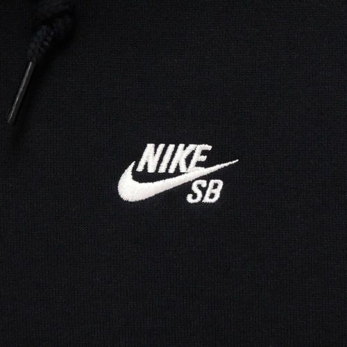 NIKE SB HOOD ナイキSB パーカー ESSENTIAL FLEECE PULLOVER BLACK/WHITE スケートボード スケボー 2