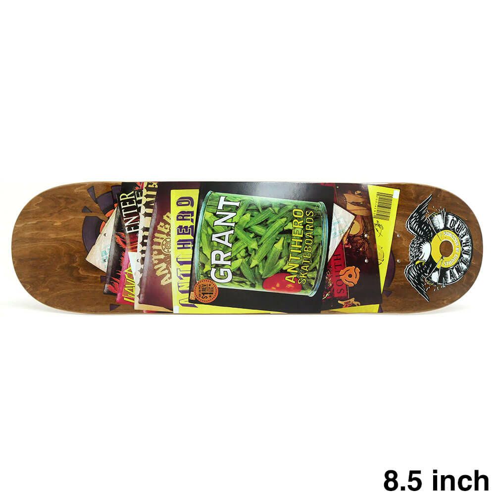 ANTIHERO DECK アンチヒーロー デッキ GRANT TAYLOR STUDIO18 BROWN STAIN 8.5 スケートボード スケボー　1