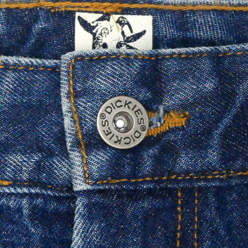 DICKIES SKATEBOARDING JEANS ディッキーズ スケートボーディング パンツ ジーンズ MIKE ANDERSON LOOSE FIT JEANS STONEWASH INDIGO スケートボード スケボー 2