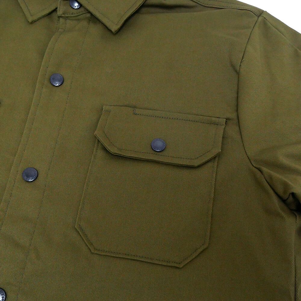 DICKIES SKATEBOARDING JACKET ディッキーズ スケートボーディング ジャケット MIKE ANDERSON LINED SHIRT DARK OLIVE スケートボード スケボー 2