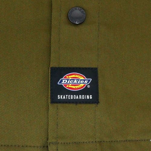 DICKIES SKATEBOARDING JACKET ディッキーズ スケートボーディング ジャケット MIKE ANDERSON LINED SHIRT DARK OLIVE スケートボード スケボー 6