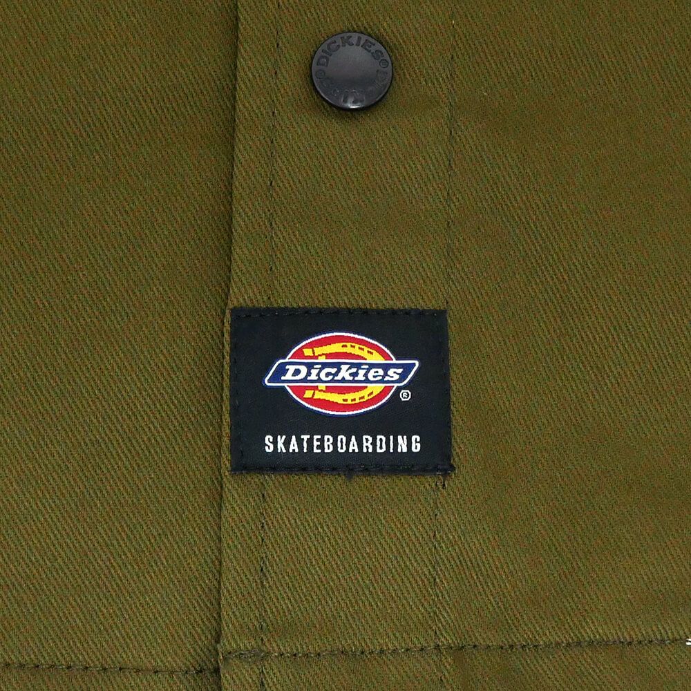 DICKIES SKATEBOARDING JACKET ディッキーズ スケートボーディング ジャケット MIKE ANDERSON LINED SHIRT DARK OLIVE スケートボード スケボー 6