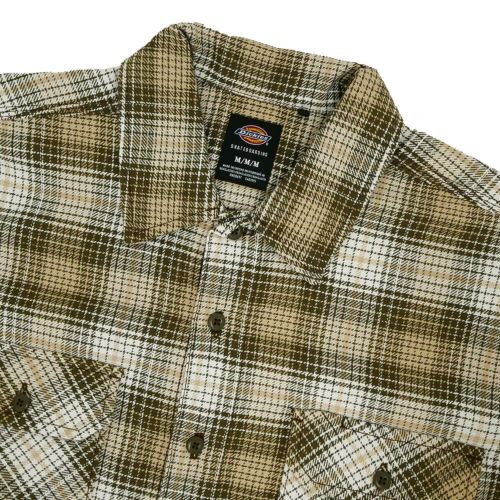 DICKIES SKATEBOARDING SHORT SLEEVE SHIRTS ディッキーズ スケートボーディング 半袖シャツ MIKE ANDERSON WORK SHIRT DARK OLIVE スケートボード スケボー 1