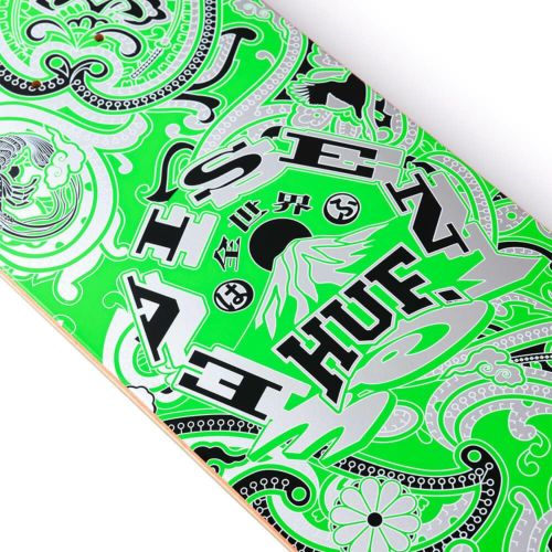 EVISEN DECK エビセン デッキ HUF X EVISEN PAISLEY 8.0 スケートボード スケボー 4