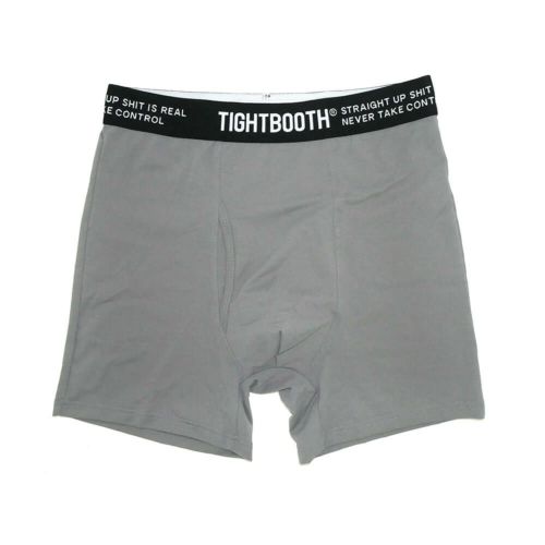 TIGHTBOOTH（TBPR）UNDERWEAR タイトブース アンダーウェア DRY BOXER BRIEF PACK（2 PACK）BLACK/GREY スケートボード スケボー　3