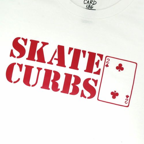 LOWCARD LONG SLEEVE ローカード ロングスリーブTシャツ SKATE CURBS WHITE スケートボード スケボー 1