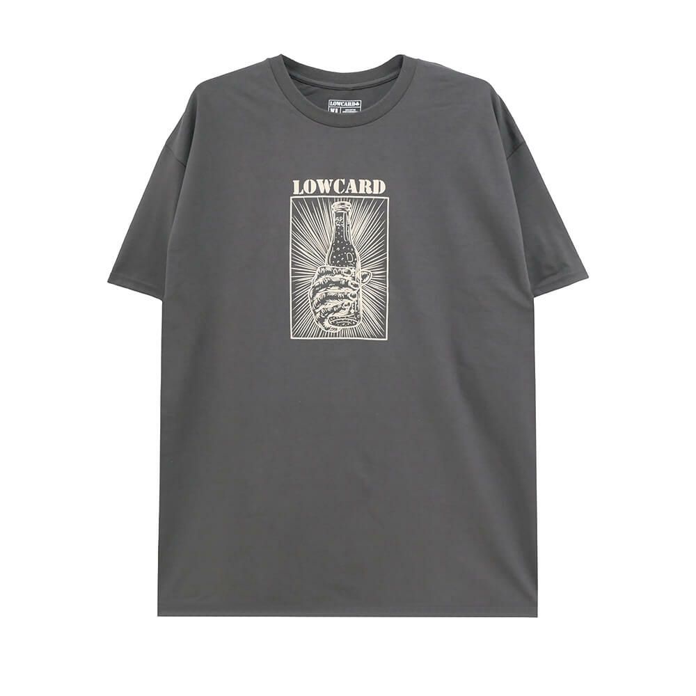 LOWCARD T-SHIRT ローカード Tシャツ STRANGE BREW CHARCOAL スケートボード スケボー 