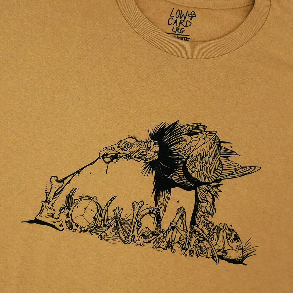 LOWCARD T-SHIRT ローカード Tシャツ ROAD KILL SAND スケートボード スケボー 1