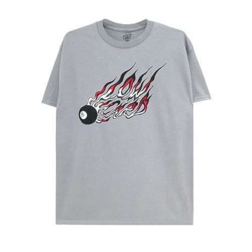 LOWCARD T-SHIRT ローカード Tシャツ 8 BALL LIGHT GREY スケートボード スケボー 