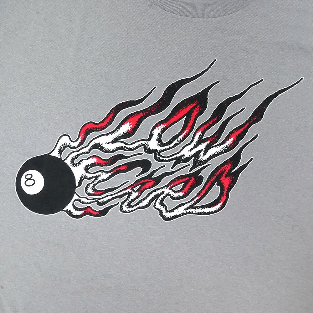 LOWCARD T-SHIRT ローカード Tシャツ 8 BALL LIGHT GREY スケートボード スケボー 1